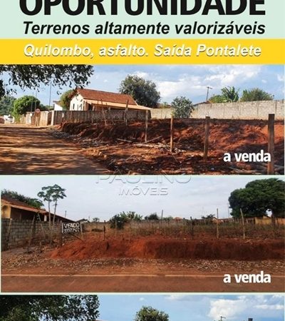 TERRENO VENDA – QUILOMBO