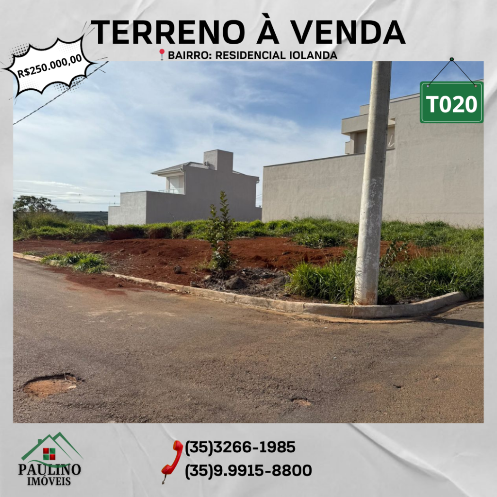 💫TERRENO À VENDA 💫