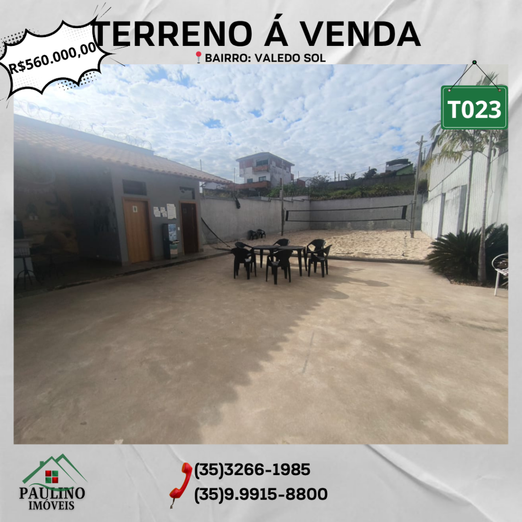 💫 TERRENO À VENDA 💫