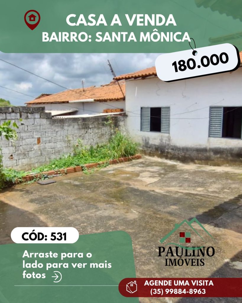 💫 CASA À VENDA 💫